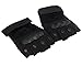 Etrance Ventilate Wear-resistant Half Finger Tactical Gloves Hard Knuckle and Foam Protection for Shooting Airsoft Hunting Cycling 1 Pair Black M