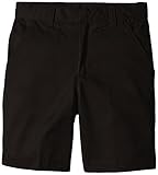 Classroom School Uniforms Little Boys' Flat Front Shorts with Adjustable Waist