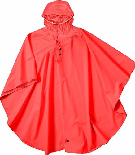 SiYang Women Men Big Cycling Bicycle Bike Raincoat Rain Cape M801 (red,XXXL)