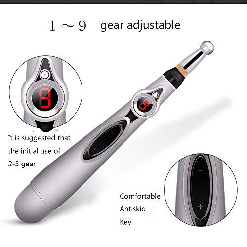 Electronic Acupuncture Pen Electric Meridians Laser Therapy Heal Massage Pen Meridian Energy Pen Relief Pain Tools