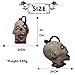 Halloween Party Severed Cut Off Zombie Head Latex Decoration Props (Cut Off Head with Hook) ...