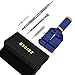 Zeiger Professional Watch Band Repair Adjustment Tool Kit Deluxe Set Watch Bracelet Spring Bar Link Pin Remover Replacement Sizing Tool for Leather Stainless Steel Watch
