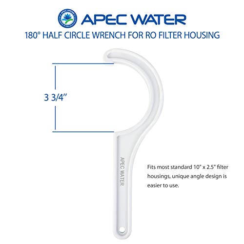 APEC Wrench For 10" Water Filter Housing 180Â° Half Circle (WRENCH-HALF)
