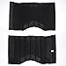Panegy Mens Waist Cincher Adjustable Hooks Waist Trainer Tummy Control Beer Belly Stomach Fat Burning Belt Black US M/Tag XL(31-33 inches)