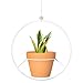 Mkono Plant Hanger Metal Hanging Planter Modern Home Decor, (Flower Pot Not Included)