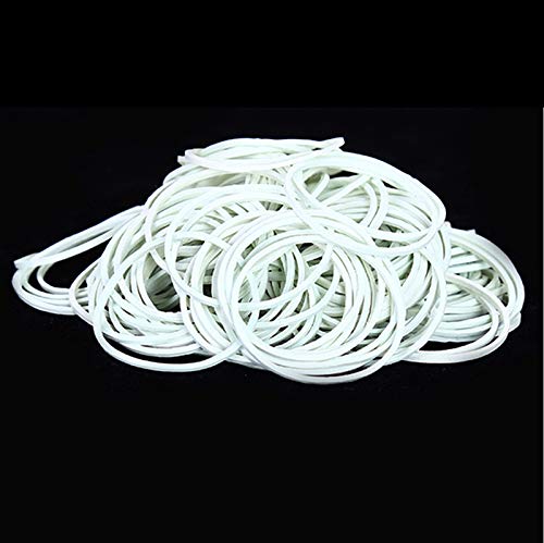 Rubber Bands Office 300pcs White Small Rubber Bands for Office School Home size16 Elastic Hair Band ... - Thumbnail 4