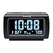 DreamSky Decent Alarm Clock Radio with FM Radio, USB Port for Charging, 1.2 Inch Blue Digit Display with Dimmer, Temperature Display, Snooze, Adjustable Alarm Volume, Sleep Timer. primary
