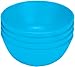 Green Eats 4 Pack Snack Bowl, Blue