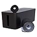 Cable Management Box Organizer - Large Size, Best for Home Office and Entertainment Center with Free Neoprene Sleeve and Hook & Loop Cable Tie - Black
