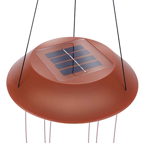 Gotian Solar Lights, Color Changing LED Mobile Wind Chimes, Waterproof Outdoor, Great for Brightening and Embellishing Your Balcony, Garden, Pathway and Child Room
