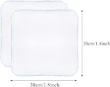 Lanjue 10Pcs Muslin Face Cloths 30x30 cm Reusable Makeup Remover Towels view 5