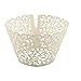 YOZATIA 60PCS Ivory Cupcake Wrappers, Lace Cupcake Liners Laser cut Cupcake Papers for Wedding/Birthday Party Decoration (ivory)