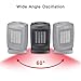 andily Oscillating Portable Ceramic Space Heater for Home and Office Indoor Use with Adjustable Thermostat Overheat Protection and Carrying Handle ETL Listed, 750W/1500W