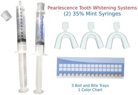 Pearlescence Teeth Whitening System 35% Carbamide Peroxide Gel Kit