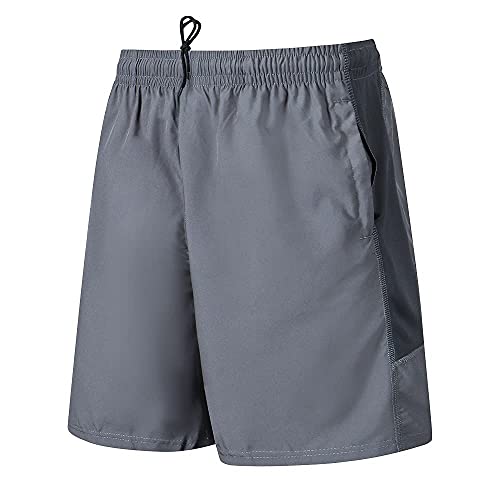 Mantimes Mannen Running Shorts 7? met rits zakken sneldrogende ademende workout atletische actieve gym shorts - Image 6
