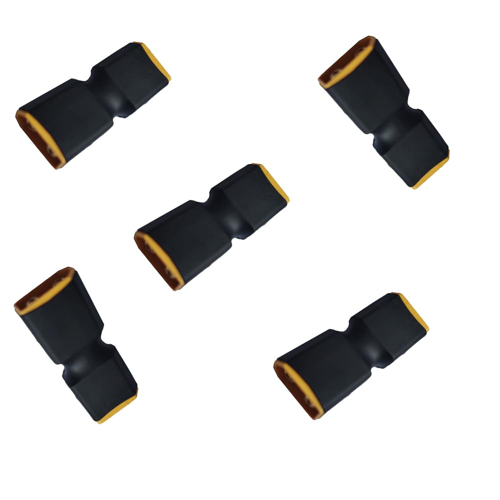 Yiqigou 5pcs XT60 Male to XT60 Male Connector no Wire Adapter for RC Battery etc XT60 Port Conversion (XT60 Male to XT60 Male)