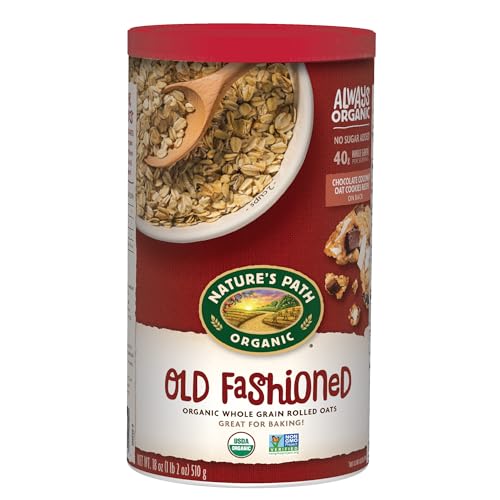 Nature's Path Organic Old Fashioned Oats, 18 oz (Pack of 6)