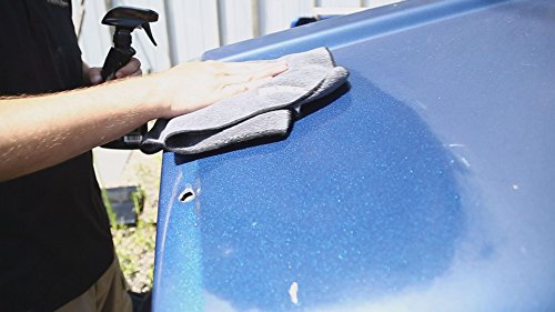 Flitz MC200 Thick 'n Thirsty 16" x 16" Silver Microfiber Polishing Cloth