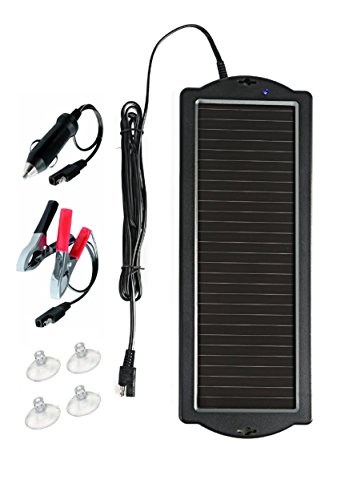 Solar car battery trickle charger portable sunway solar panel bat…