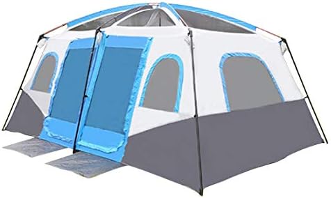 Sakuldes 8-10 Person Big Camping Tent Two Room and One Hall Outdoor Camping Tent for Travel Camping Hiking (Size : 8-10P)