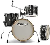 Sonor AQX Jazz 4-piece Shell Pack - Black Midnight