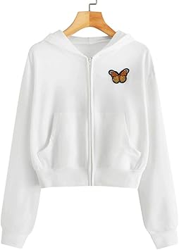 junior white hoodie