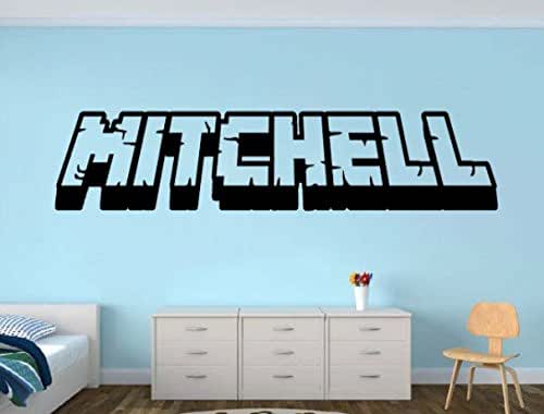 Amazon Com Personalized Gamer Name Decal 3d Looking Gamer Room Wall Vinyl Decal Sticker Handmade