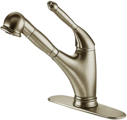 La Toscana Dvpw576 Davinci Pull Out Spray Kitchen Faucet Brushed