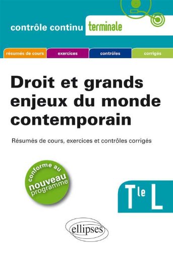 Droit et grands enjeux du monde contemporain