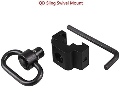 Dukars QD Sling Mount Swivel with Release Push Button (Sling Attachment for Picatinny/Weaver)