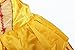 ReliBeauty Little Girls Princess Belle Costume Sleeveless Layered Dress up, Yellow, 6X