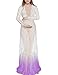 Saslax Women's Off Shoulder Ruffle Sleeve Lace Maternity Gown Maxi Photography Dress