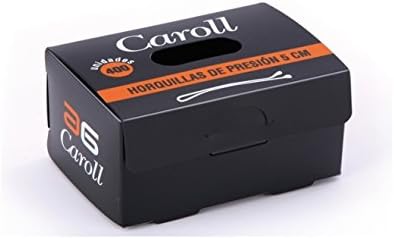 HORQUILLA CLIPS CARROL CAJA 400un.NEGRA 13015: Amazon.es: Belleza