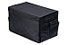 Autvivid Trunk Organizer Cargo Storage Waterproof Heavy Duty Storage Bin with 4 Side Pockets Oxford Cloth Caddy Storage for SUV Car Truck Travel Vocation Trip Camping Household (Black)