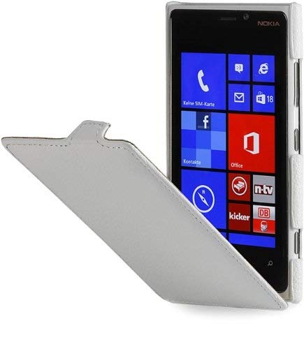 StilGut UltraSlim Leather Case for Nokia Lumia 920 White