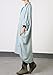 Mordenmiss Women's New Hi-Low Hem Plus Size Dresses with Pockets XL-Blue
