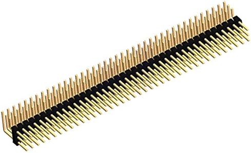 Twisted Quads 0.100" (2.54 mm) Breakaway Male Header: 3×40-Pin, Right Angle