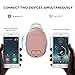 NENRENT S570 Bluetooth Earbud,Smallest Mini Invisible Wireless Bluetooth Earpiece Headset Headphone Earphone with Mic Hands-Free Calls for iPhone Samsung Galaxy LG and Smartphones Rose Gold (1 Piece)