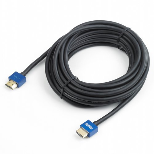 SlimHDMI 6.5m Slim HDMI Cable, The World's Slimmest HDMI Lead? (Gold Plated, 1080p, 3D, High Speed, ARC)