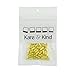 Clasps - 100 Pieces 4 x 15 mm - Barrel Screw Type Clasp - Perfect for Jewerly Making - with Kare & Kind® Retail Packaging (Gold)