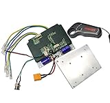 Hobbysky 36V Upgrade Dual Motor Drive ESC for Brushless Belt Motor & Wireless 2.4G Remote Control Transmitter for Electric Skateboard Longboard Scooter DIY Skateboard