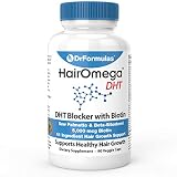 Hairomega DHT Blocker/DHT Metabolism Support for Healthy Hair Growth, 1.5 Month Supply (Package May Vary)