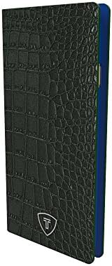 Leather iPhone 6s Case - Tec Tailor Manhanttan Collection Top Grain Leather Phone Case, Mobile Phone Case Wallet Crocodile Print and Card Holder for Iphone 6/6s, Wallet Case for iPhone 6