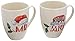 Lenox Home for The Holidays Mr. and Mrs. Mug Set, Ivory