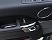 For Range Rover Sport RR Sport 2014-2017 Carbon Fiber Style ABS Plastic Child Safety Lock Frame Cover Trim (Style A)