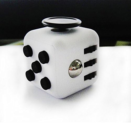 Cattle Fidget Cube Relieves Stress And Anxiety for Children and Adults (White 2, 5x5x5)