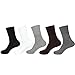 TBA Men's 5-Pack Cotton Business Dress Socks,Mixed color