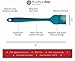 StarPack Basics Silicone Basting Brush - High Heat Resistant to 480°F, Hygienic One Piece Design, Pastry, Grill & BBQ Brush (Teal Blue)