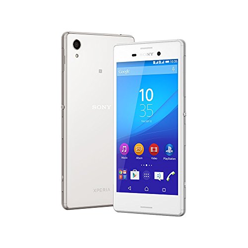 Sony Xperia M4 Aqua E2363 Dual SIM 5.0-Inch Factory Unlocked Smartphone (White) - International Stock No Warranty