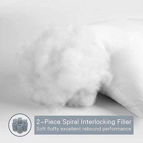 EDOW Luxury Soft Pillows for Sleeping, Fluffy Down Alternative
